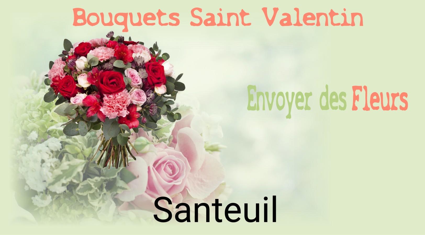 Roses de Saint-Valentin livrées à Santeuil